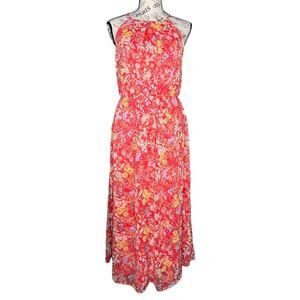 The General Good (S) Soraya Floral Halter Neck Midi Dress Lined – Stitch Fix